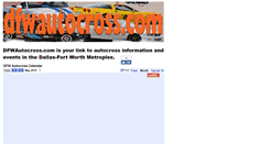 Desktop Screenshot of dfwautocross.com