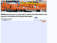 Tablet Screenshot of dfwautocross.com